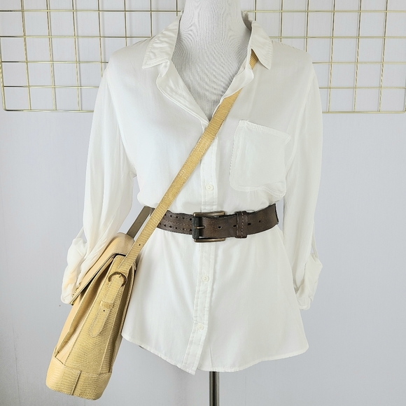 Lana of London Lana Marks Butter Yellow Handmade Crossbody Vintage B… - Picture 14 of 15